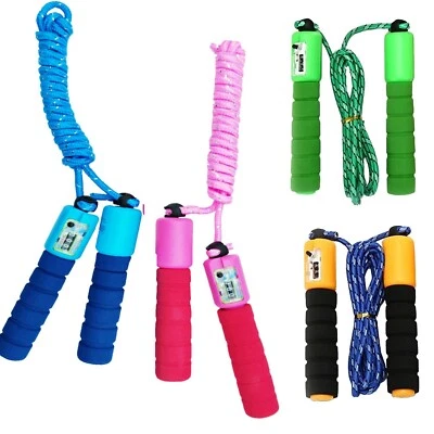 ATOSA Kinder Springseil m.Zähler Sprungseil Speedrope Skipping Rope Hüpf Seilspringen