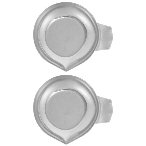 2pcs Scale Pan Stainless Steel Weighing Dish Pan Powder Jewelry Scale Tray - Picture 1 of 12
