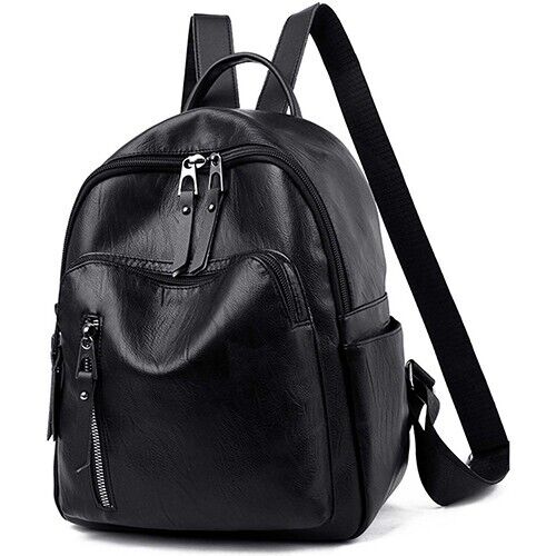 Leather Backpack Faux Leather Backpack Rucksack Travel Bag for Women Handbag - Picture 11 of 14
