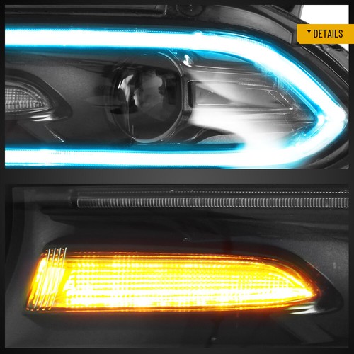 VLAND RGB DRL LED Headlights For 2015-2023 Dodge Charger Color Change Lamps Pair - Picture 8 of 15