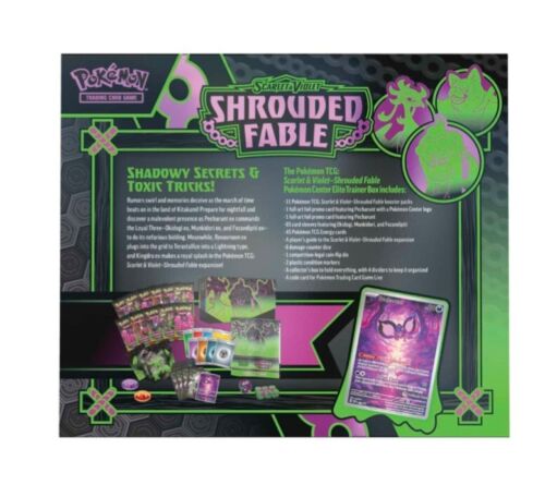 Pokemon Center 2024 FÁBULA CUBIERTA ETB Nuevo Sellado Raro Difícil de Encontrar - Imagen 2 de 6