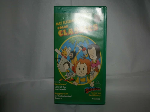 ✔️? RETRO VINTAGE MAX FLEISCHER'S COLOR CLASSICS VHS TAPE - UK SELLER