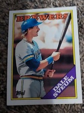 1988 Topps Chewing Gum Baseball Card Dale Sveum 
