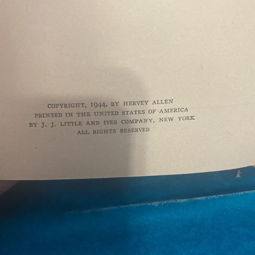 Bedford Village Hervey Allen 1944 Hardcover - Foto 7 di 7