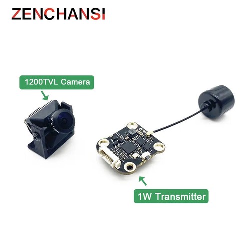 5.8G 48CH Adjustable 5km Wireless Transmitter Lancher CMOS 1200TVL FPV Camera - Bild 9 von 21