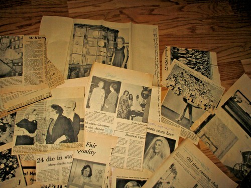 Coleccionable~Recortes de periódico~McKinney Courier~Gaceta~años 70~Variedad de temas - Imagen 3 de 11