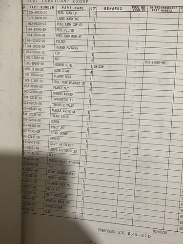 Genuine Robin Parts Manual EY40 - Picture 6 of 6