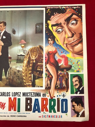 VTG 1961 Carnaval en Mi Barrio Kitty de Hoyos Mexican Movie Lobby Card Poster - Picture 4 of 11