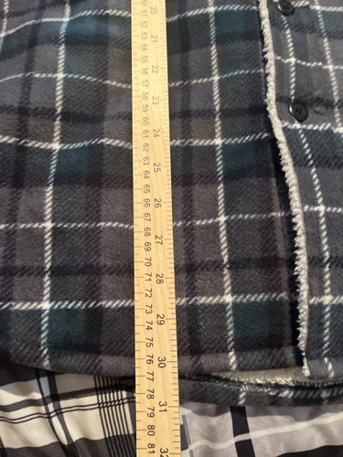 Anchorage Expedition Brand Plaid Sherpa Lined Jacket Button Up Men’s Size Medium - Picture 10 of 10