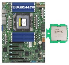 Supermicro H13SSL-N AMD Genoa EPYC 9754 2.25ghz-3.1ghz 128 core CPU combination