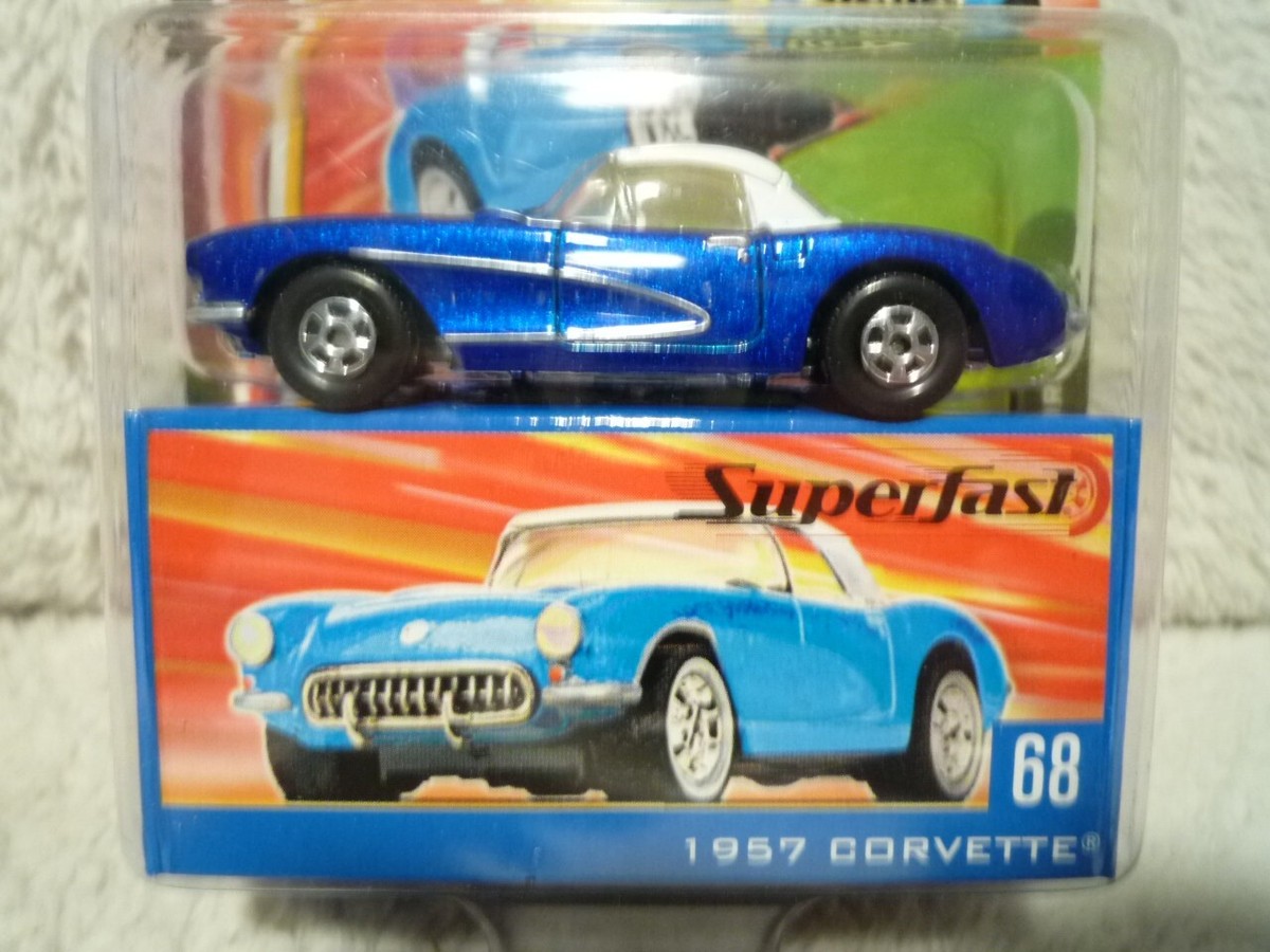 MATCHBOX 1/43 Corvette 1957 ミニカー MATCHBOX ~ SUPERFAST ~ 1957 CORVETTE ~ 1 OF 15,500 ~ FACTORY