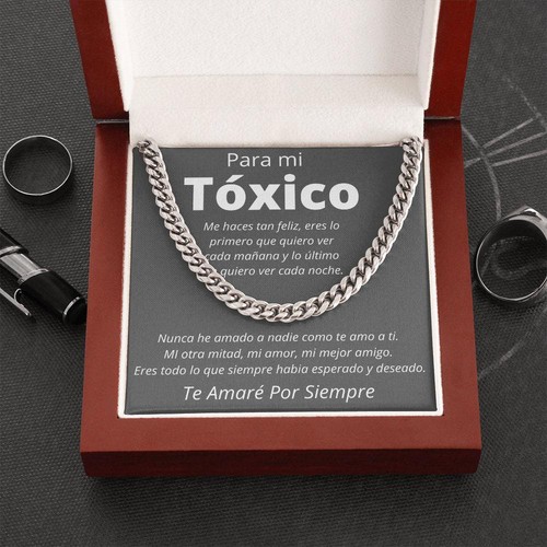 Regalo Para Novio Collar Regalo Para Esposo Novio Toxico Regalo Para Hombre - Picture 6 of 10