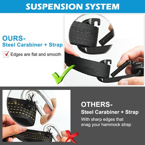 Kinder Camping Hängematte ultraleicht klein Hängebett Schlinge Schaukel Indoor Outdoor - Bild 7 von 18