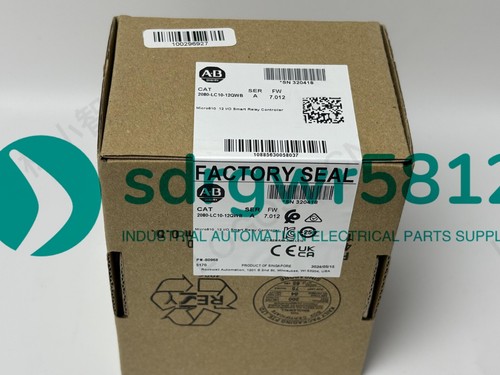 Allen Bradley 2080-LC10-12QWB Micro810 Controller SER C - Picture 1 of 6
