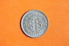 1942 Great Britain 3 Pence Silver Coin #M18496