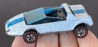 Vintage Hot Wheels Redline 1969 White Jack Rabbit Special - Tough HK Version!