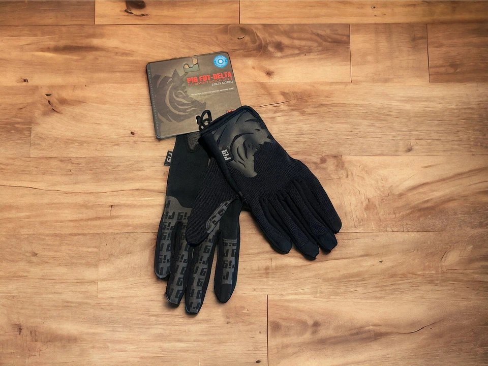 PIG Full Dexterity Tactical (FDT) Delta Utility Gloves - Black/Medium - Image 4 of 4