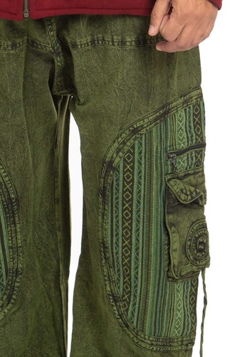 Unisex Stonewash Hippy Jean Trousers, Mens Hippie Festival Pants, Nepali Jeans - Picture 9 of 47