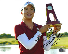 ROSE ZHANG SIGNED 8x10 PHOTO B LPGA GOLF PRO MASTERS AM. CHAMP BECKETT BAS COA ROSE ZHANG SIGNED 8x10 PHOTO B LPGA GOLF PRO MASTERS AM. CHAMP BECKETT BAS COA