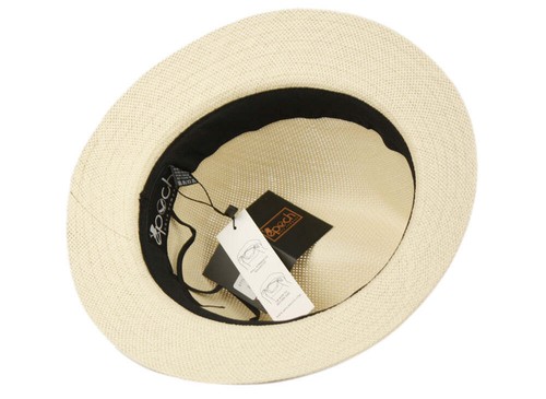Paper Straw Panama Fedora Sun Hat - Picture 4 of 12