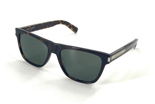 New Saint Laurent Paris Sunglasses SL619 02 Havana Brown Transparent Frames