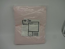 OCM Twin XL 3 Pc Light Pink Microfiber Fitted Flat Sheet Pillow Case Set NK 