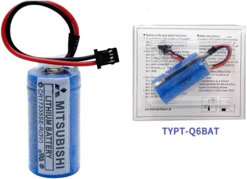 4x 1800mAh CR17335SE-R 3V Q6BAT SPS Batterie für Mitsubishi QNS FANUC System - Bild 5 von 13