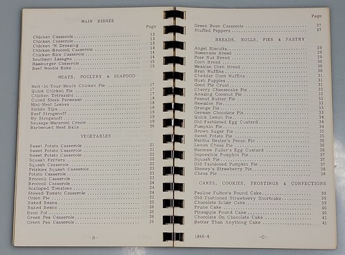Vtg '84 Sharing Our Best Cookbook Antioch United Methodist Women Belews Creek NC - Picture 4 of 5
