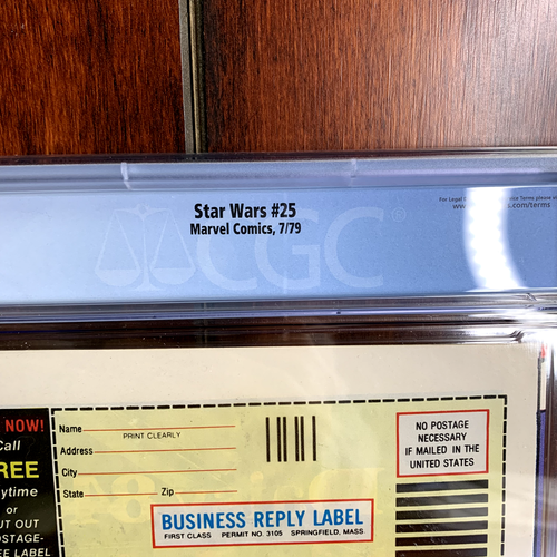 Star Wars #25 CGC 9.4 Kiosk weiße Seiten 1. Baron Tagge/Jorman 1979 Obi-Wan - Bild 6 von 10