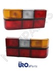 For Volvo 240 244 Pair Set of Left+Right Tail Light Assemblies w/ Black Trim Uro (For: Volvo 240)