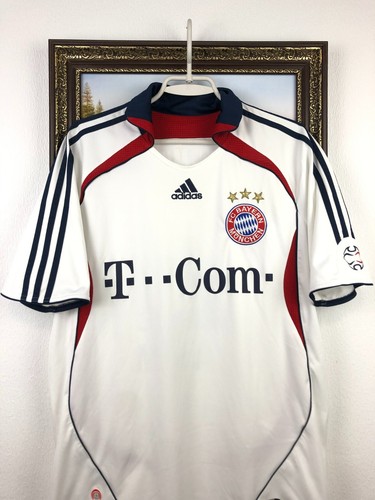 Bayern Munich Away football shirt 2006 Soccer #21 Lahm Adidas Mens Jersey Sz M - Picture 5 of 17