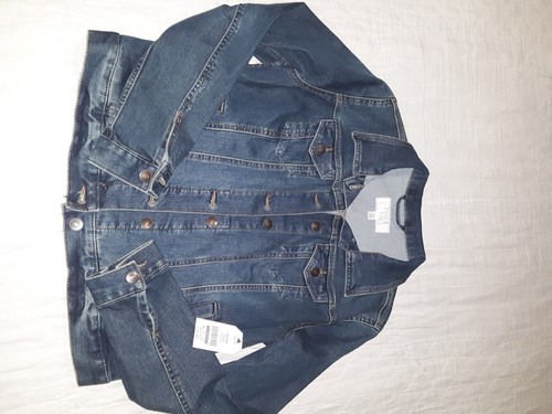 denim jacket women long sleeve small new with tags  - Picture 1 of 6
