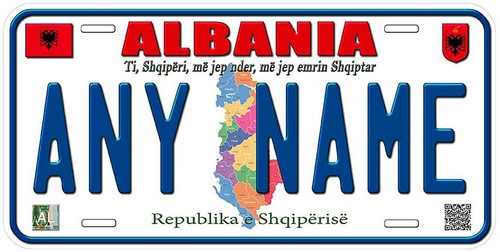 Custom Europe Länder beliebiger Name personalisiert Neuheit Auto Nummernschild - Bild 4 von 52