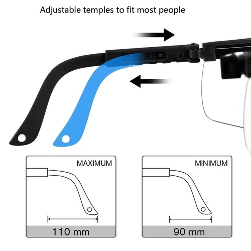 190-490nm Occhiali Anti Luce Viola Blu/Protettivi UV/Scienza Orale Cura - Foto 5 di 5