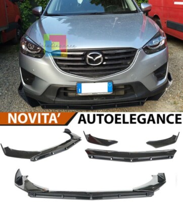MAZDA CX5 FRONT STOSSSTANGE BLATT ABS LOOK RS SCHWARZ SPLITTER