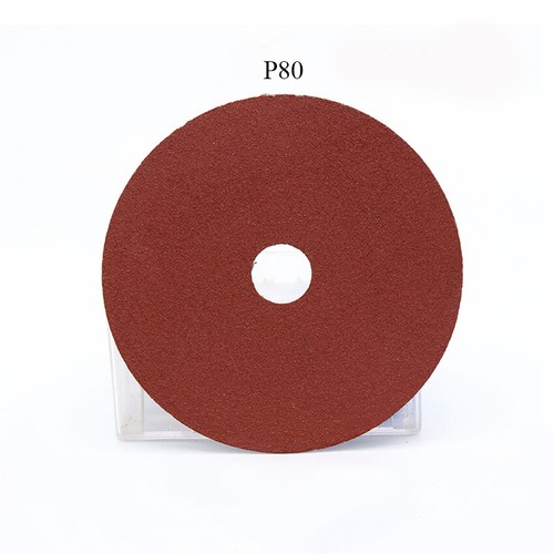 Fibre Sanding Discs 100mm 125mm Abrasive Backing Pads 24-120 Grit Angle Grinder - Picture 5 of 8