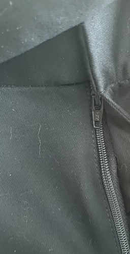 Ralph Lauren Minirock schwarz Größe 8 silberne Schnalle Black Label Taschen 16" L - Bild 3 von 6