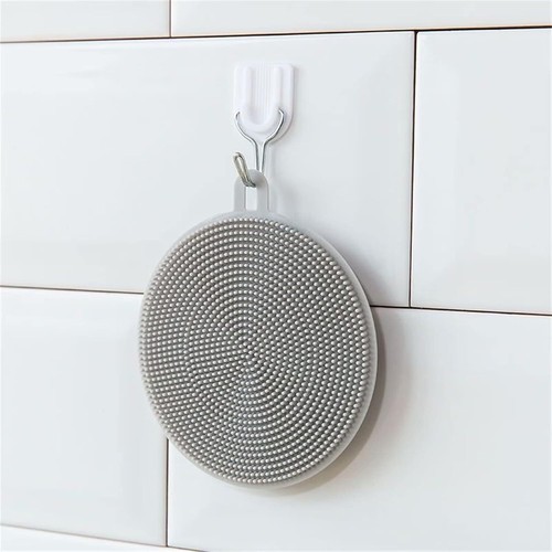 4PCS Silicone Dish Scrubber, Multipurpose round Silicone Sponges Reusable Dish B - Picture 7 of 11
