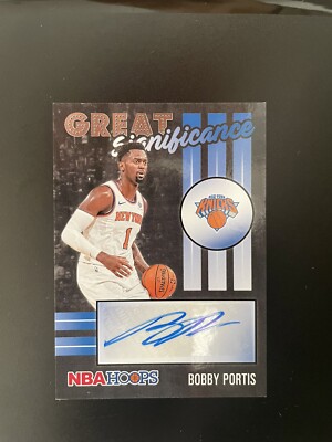 2020-21 Hoops Bobby Portis Great Significance Auto