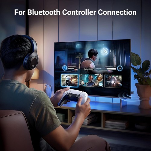 USB Bluetooth Adapter, 5.3 Bluetooth Adapter for PC, Plug & Play - Picture 5 of 8