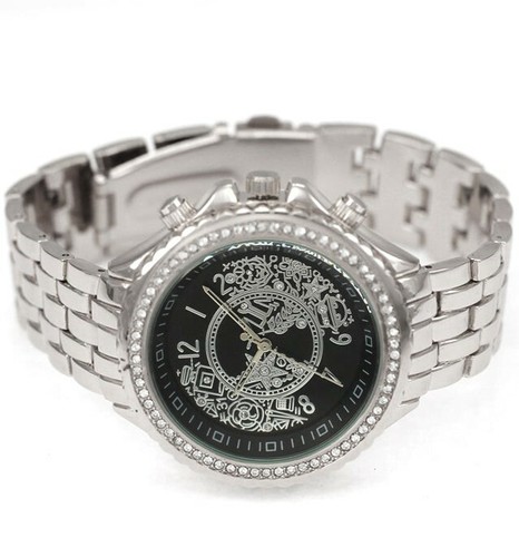 44 mm Montres Carlo Damen Metallband Steine elegante Mode Luxus Armbanduhr - Bild 16 von 26