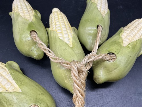 VTG Ceramic Hanging Corn Cobs Fall Autumn Decoration - Picture 7 of 10