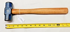 WARWOOD Vtg. Blacksmith Hammer, 3 lbs. Total Weight including handle, 14" long