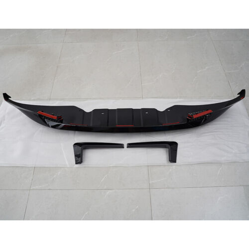 FRONT BUMPER SPLITTER LIP GLOSS BLACK FOR LAND ROVER DEFENDER 90 110 L663 2020+ - Picture 7 of 18