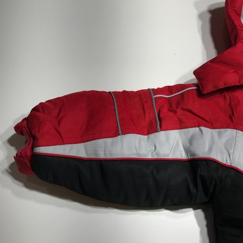 Faded Glory Winter Jacket Toddler Boys Sz 3T Red Heavy Hooded w/ Zip Out Lining - Picture 5 of 12