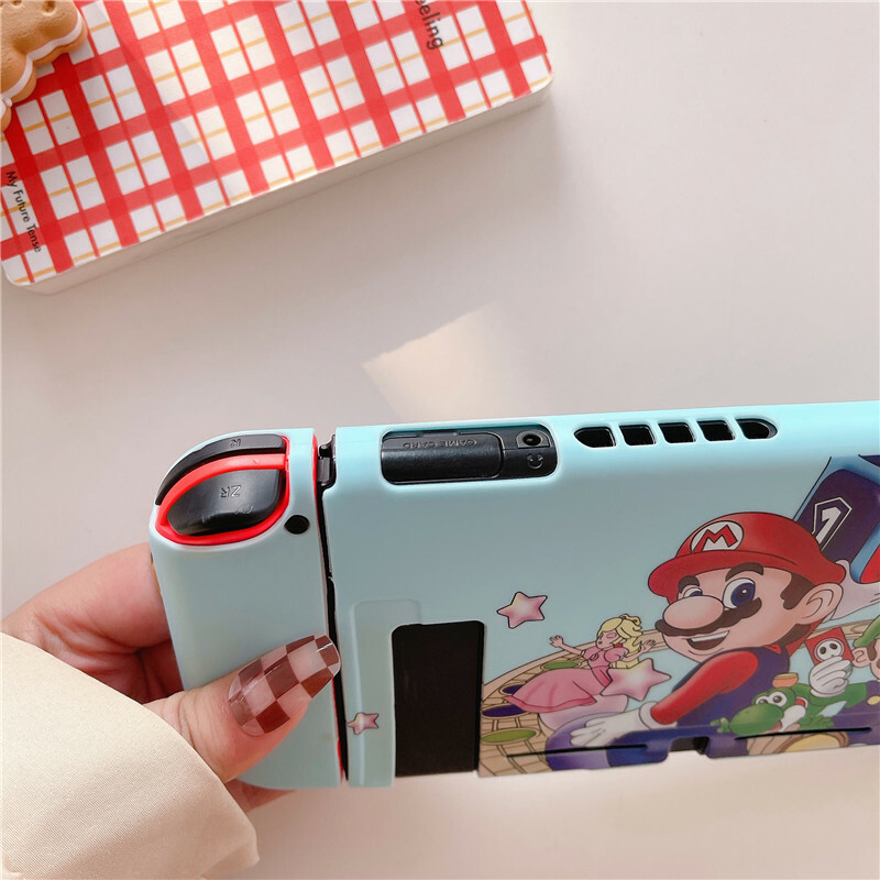 Super Mario Bros Cartoon Switch Case, PC Protetor Shell Duro, Anime Shell,  Acessórios Do Jogo Do Controlador, Oled - AliExpress