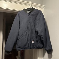 Bulwark FR XL-RG Navy Blue Flame Resistant Jacket Workwear Men s Coat