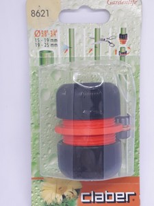 2 x Claber garden Hose Mender for 3/4 inch hosepipes 8621 2 x Claber garden Hose Mender for 3/4 inch hosepipes 8621