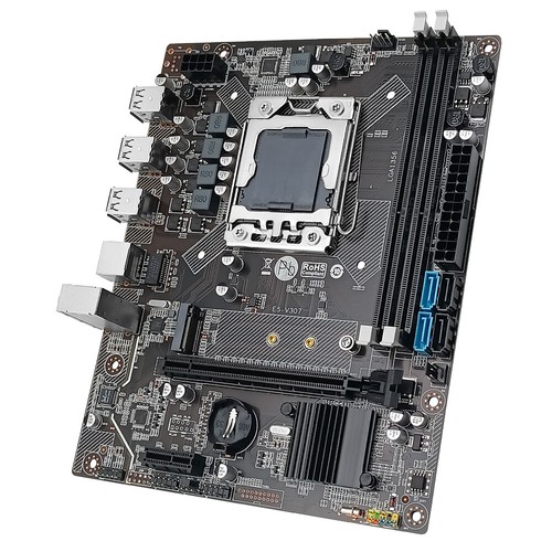 Placa madre de escritorio E5-V307 Intel X79 LGA1356 M.2 NVME compatible con CPU Xeon E5 - Imagen 6 de 12