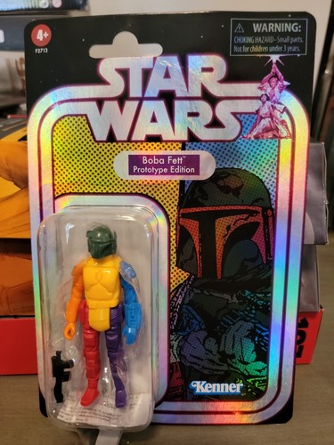 Seltene Kenner Star Wars BOBA FETT Prototyp Edition Green Head Variante Retro VHTF